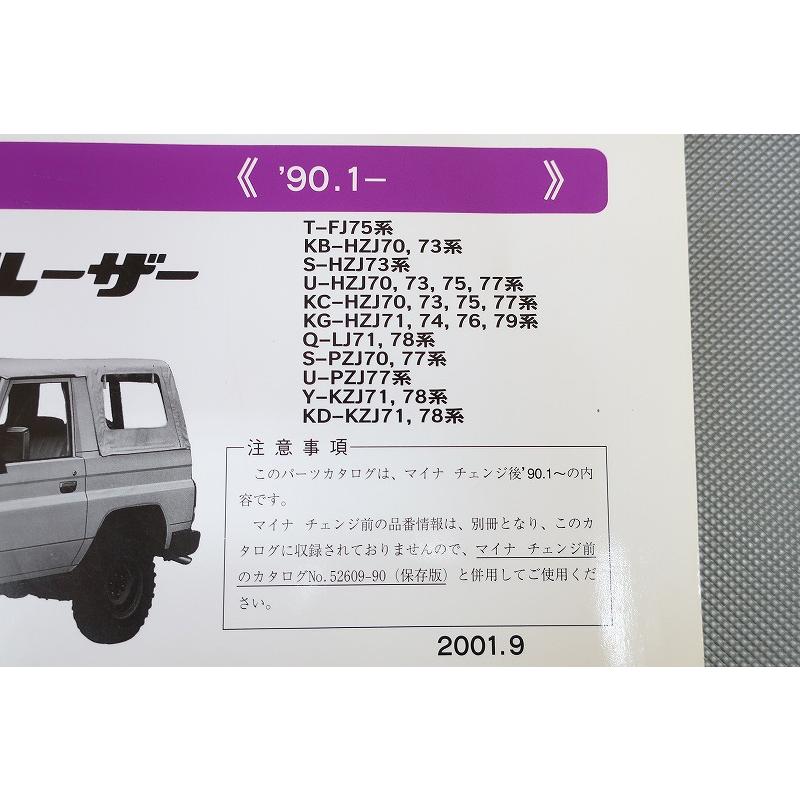 即決！ランドクルーザー/パーツリスト/FJ75/HZJ70/73/75/77/74/76/79