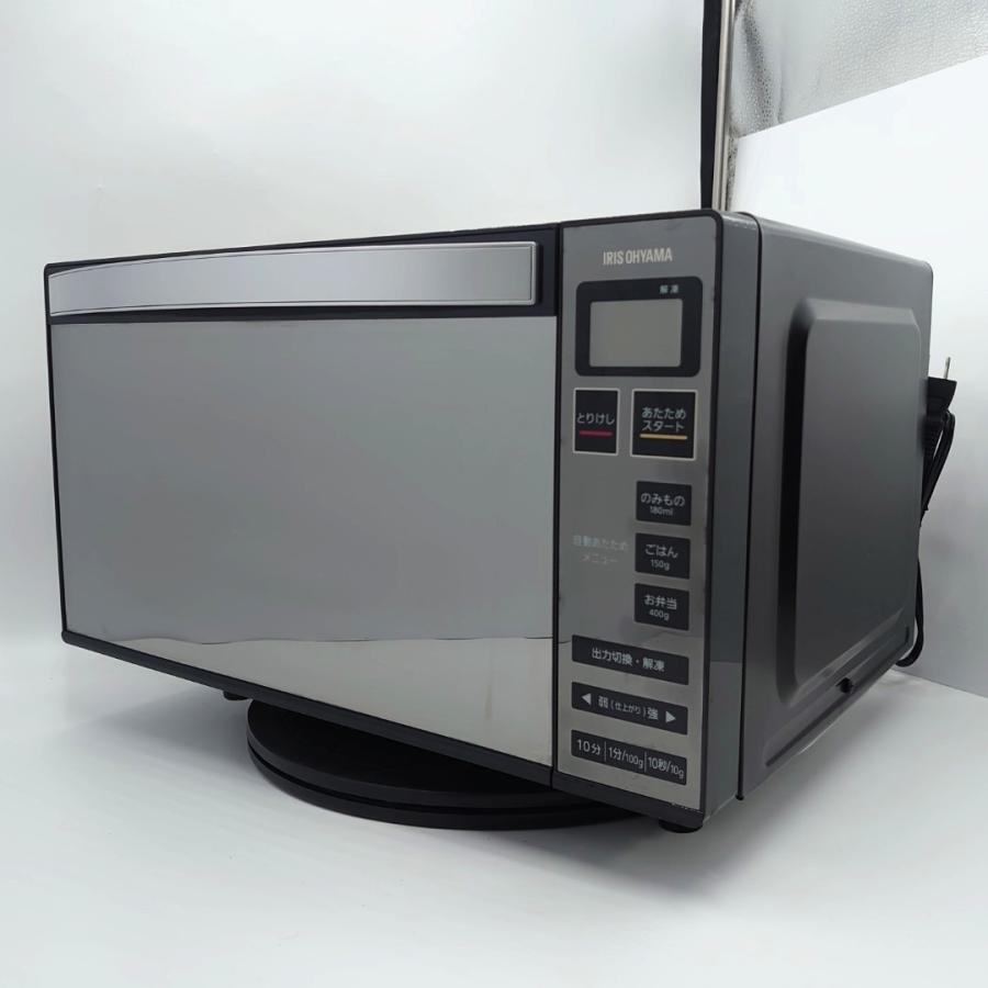 電子レンジ 18L フラットテーブル アイリスオーヤマ ミラー