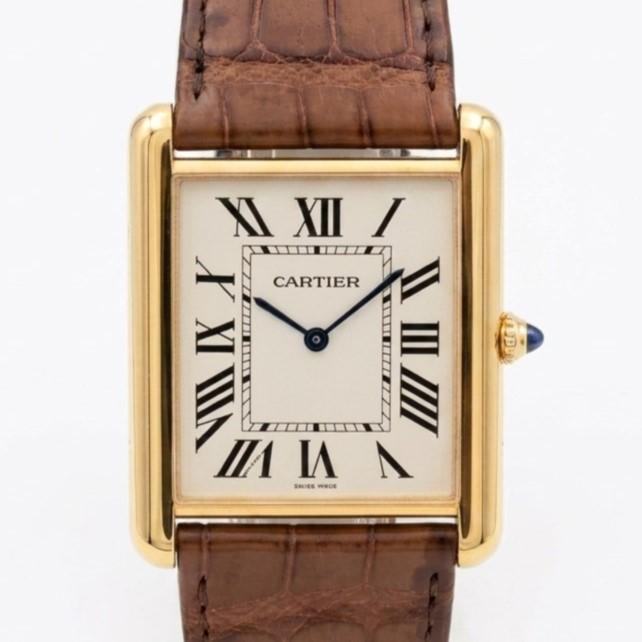 カルティエ CARTIER　タンク ルイカルティエ XL エクストラフラット W1560017 2010年代　手巻き　メンズ腕時計 | TANK（Cartier）