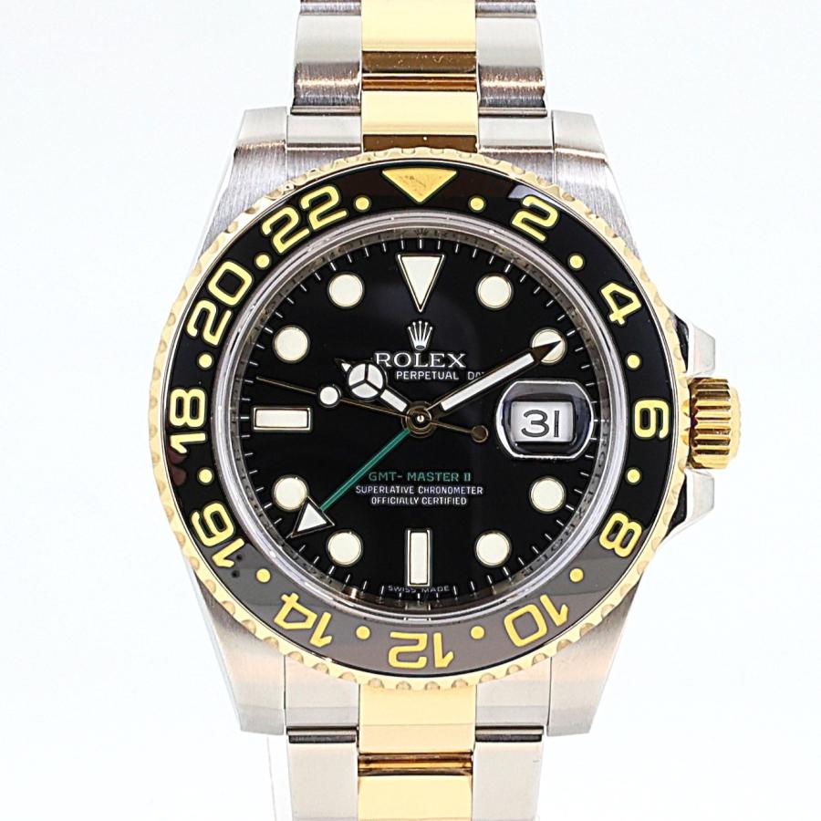 専用出品 GMTマスターII ロレックス ROLEX GMTマスター2 116713LN Z番 SS/18KYG