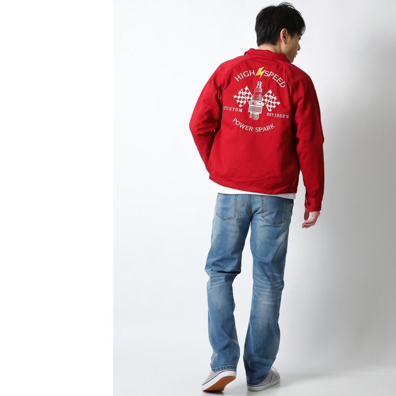 ワークジャケットジャケット スイングトップ 刺繍 ライトアウター メンズ アメカジ ブランド 通年 春 春物 ワーク ミリタリー 羽織り M L Xl 22 H739 Co Our World Law 通販 Yahoo ショッピング