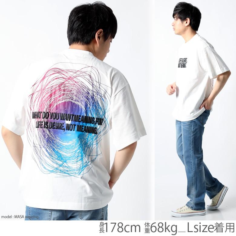 Tシャツ ティーシャツ おおきいサイズ おしゃれ かっこいい ゆったり アメカジ ストリート系 トップス バックプリント ビッグシルエット メンズ 半袖 夏 激安卸販売新品 メンズ