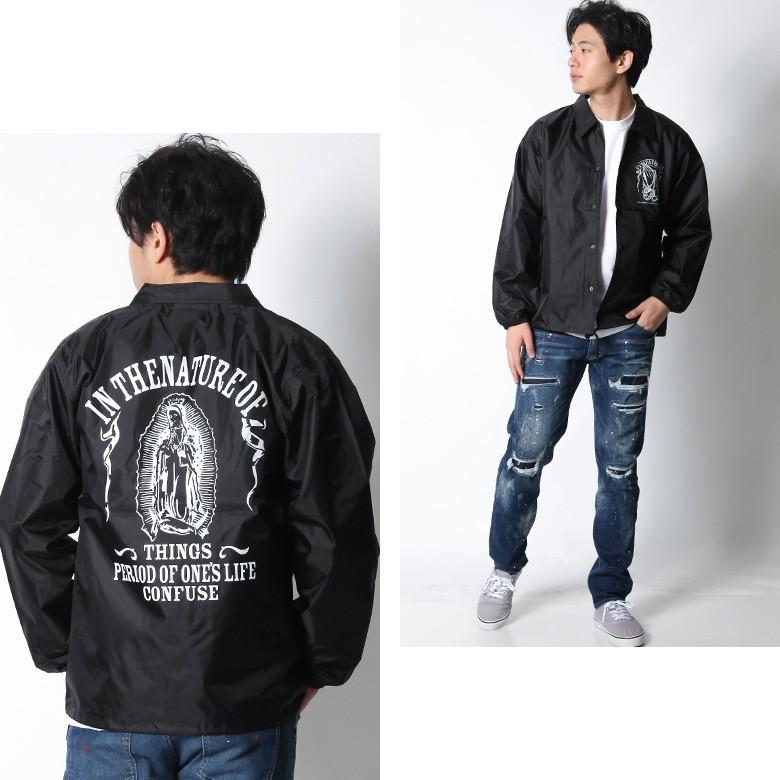 CONFUSE コーチジャケット メンズ ブランド バイカー 撥水 CONFUSE コーチジャケット メンズ ブランド バイカー 撥水