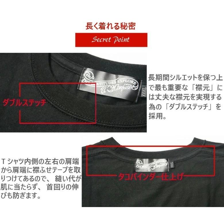 Tシャツ ティーシャツ メンズ 大きいサイズ スカル ドクロ 4L 5L XXXL XXXXL 半袖 アメカジ ワーク ストリート 黒 白 おしゃれ ビッグサイズ 夏物|owl|05