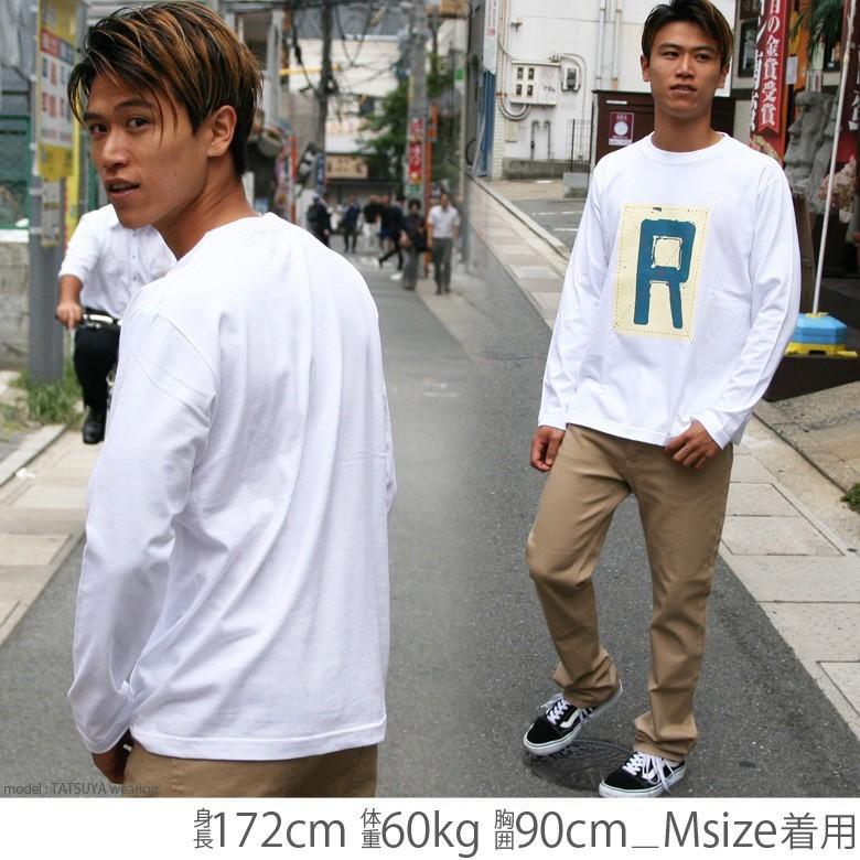 ロンt メンズ ブランド アメカジ ストリート おしゃれ かっこいい 大きいサイズ 2l 3l ビッグ R プリント ロゴ 冬 冬服 春 春物 トップス カットソー Rclt1252 Our World Law 通販 Yahoo ショッピング