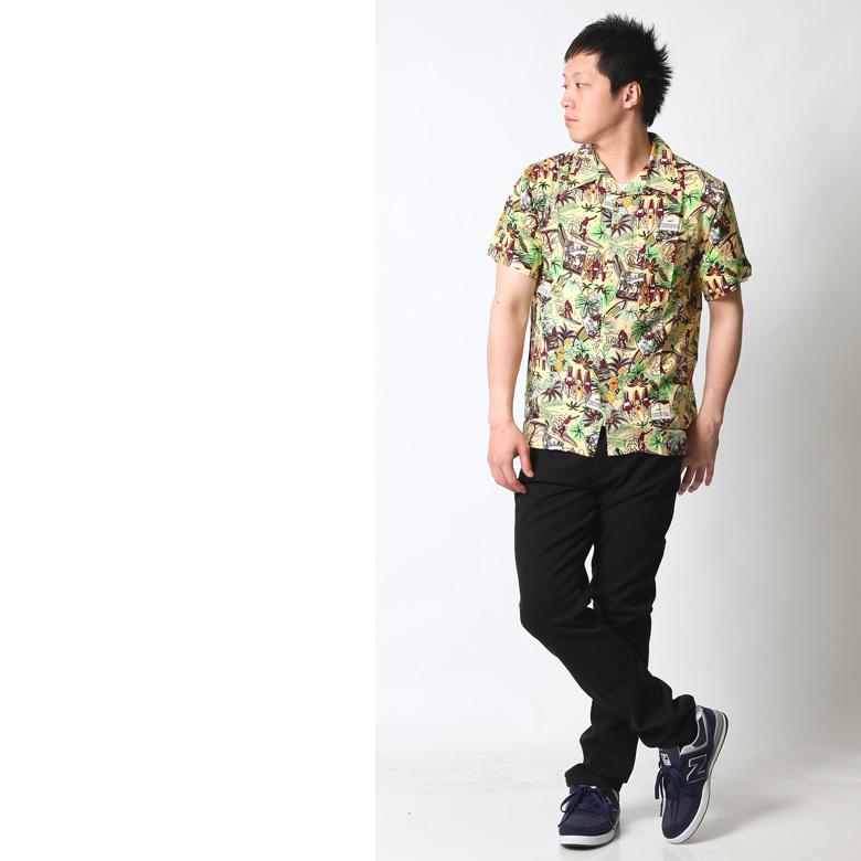 シャツ メンズ オープンカラー 開襟シャツ 半袖 レーヨン 総柄 アロハ 夏 海 代 30代 40代 ブランド アメカジ トップス 大きいサイズ M L Xl Xxl 2l 3l Rcss7384 Our World Law 通販 Yahoo ショッピング