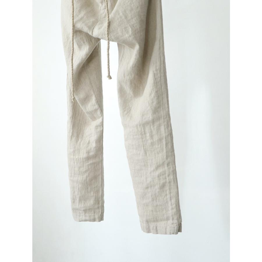 daub / M22SS-PT18/T-240 / PANTS WITH COULISSE / SAND｜owls-store｜05