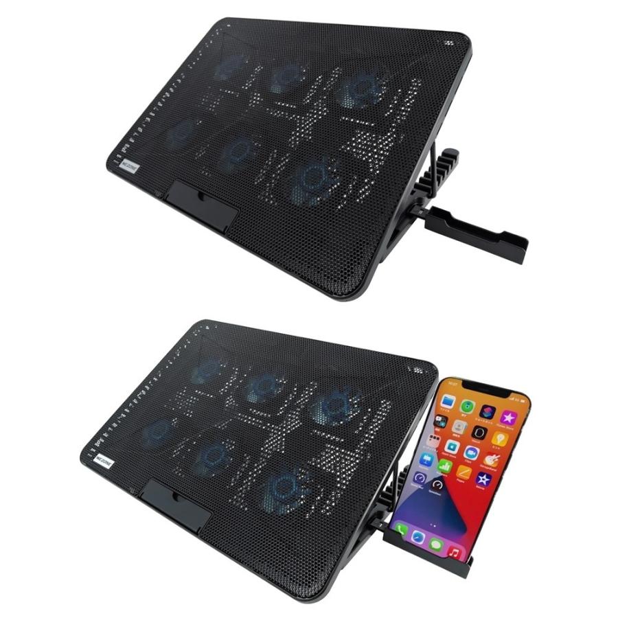 ブラック LEDライト付き ノートパソコン用冷却ファン 低騒音25dB 強力 楽天市場】レビューで12％OFFクーポン☆新作商品 冷却ファン