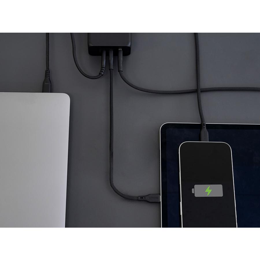 AC充電器 Type-C 100W PD Type-C×2 Type-A×1 GaN採用 | Owltech | 11