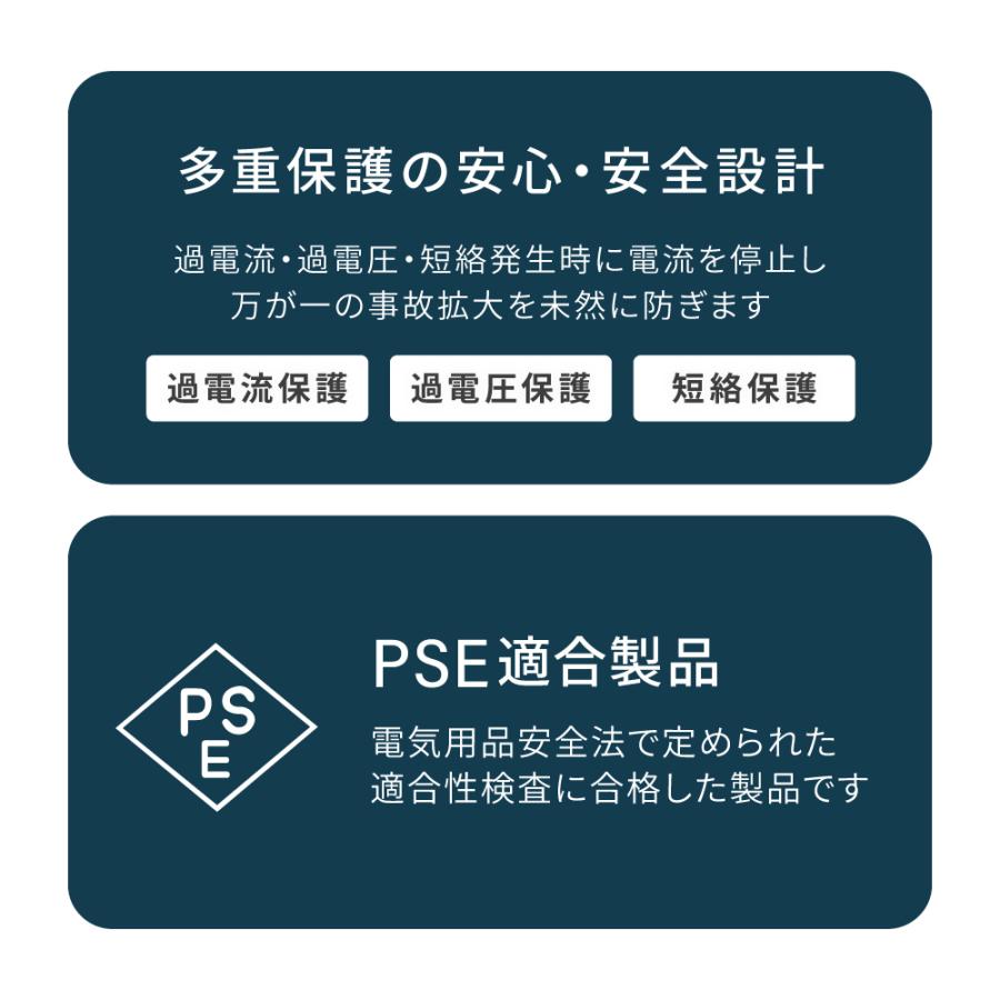 AC充電器 Type-C 2ポート コンパクト 薄型 PD 45W | Owltech | 06