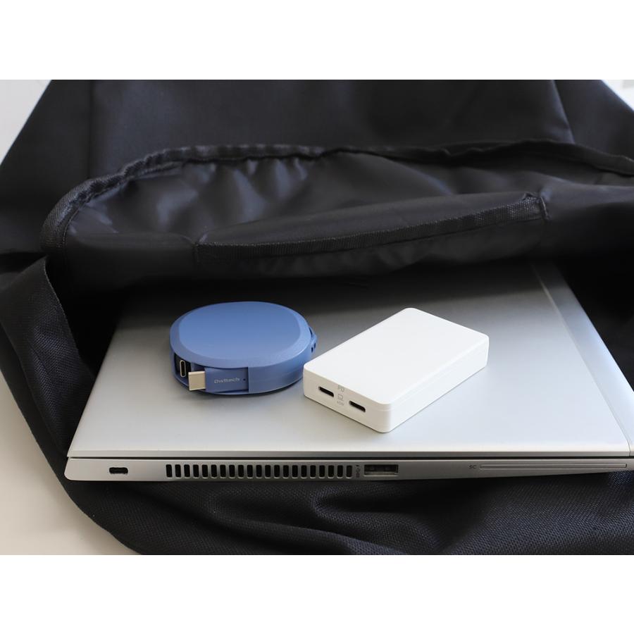 AC充電器 Type-C 2ポート コンパクト 薄型 PD 45W | Owltech | 09