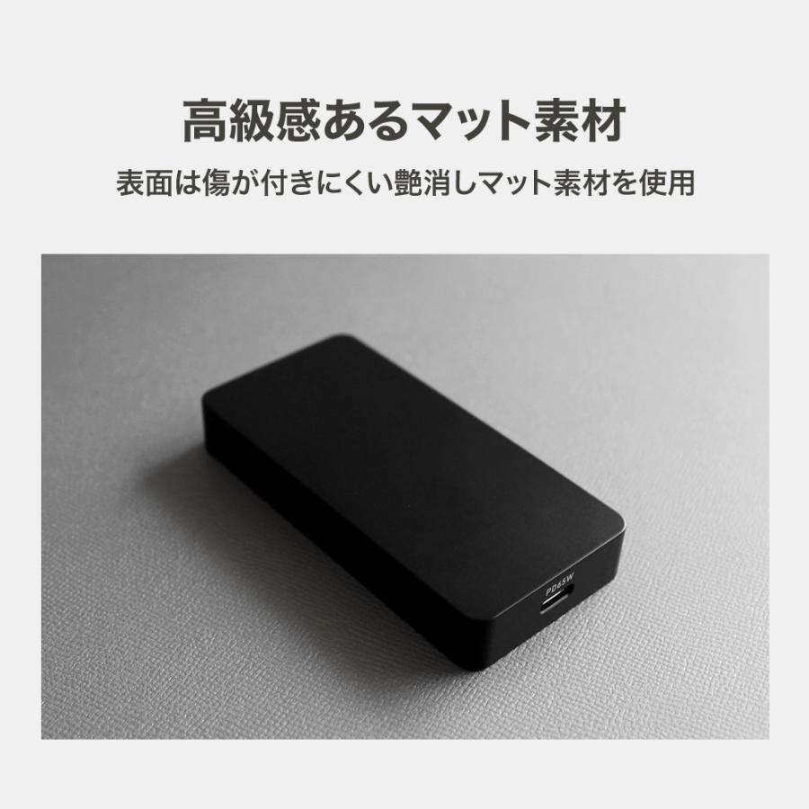 ACアダプター 充電器 スマホ パソコン 65W 急速充電 コンパクト タイプc PD対応 Type-C 1ポート 厚さ1.25cm ウルトラスリム | Owltech | 08