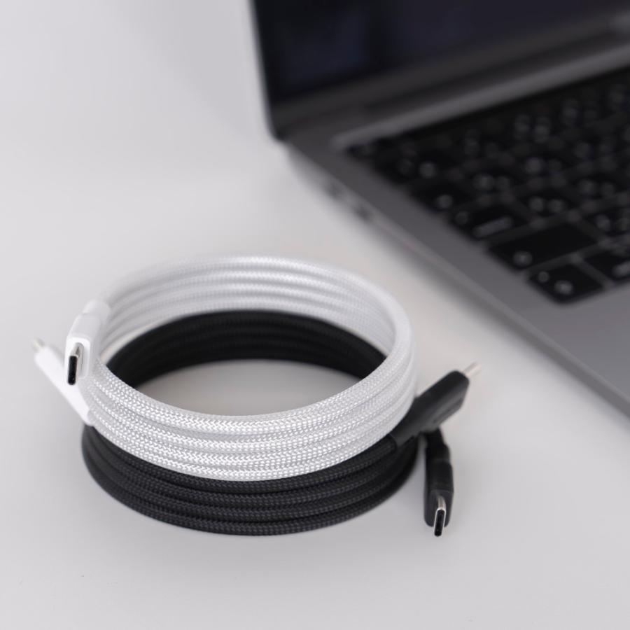 充電ケーブル マグネット Type-C to Type-C タイプＣ PD 60W 1ｍ 100cm データ転送 磁力でまとまる | Owltech | 09
