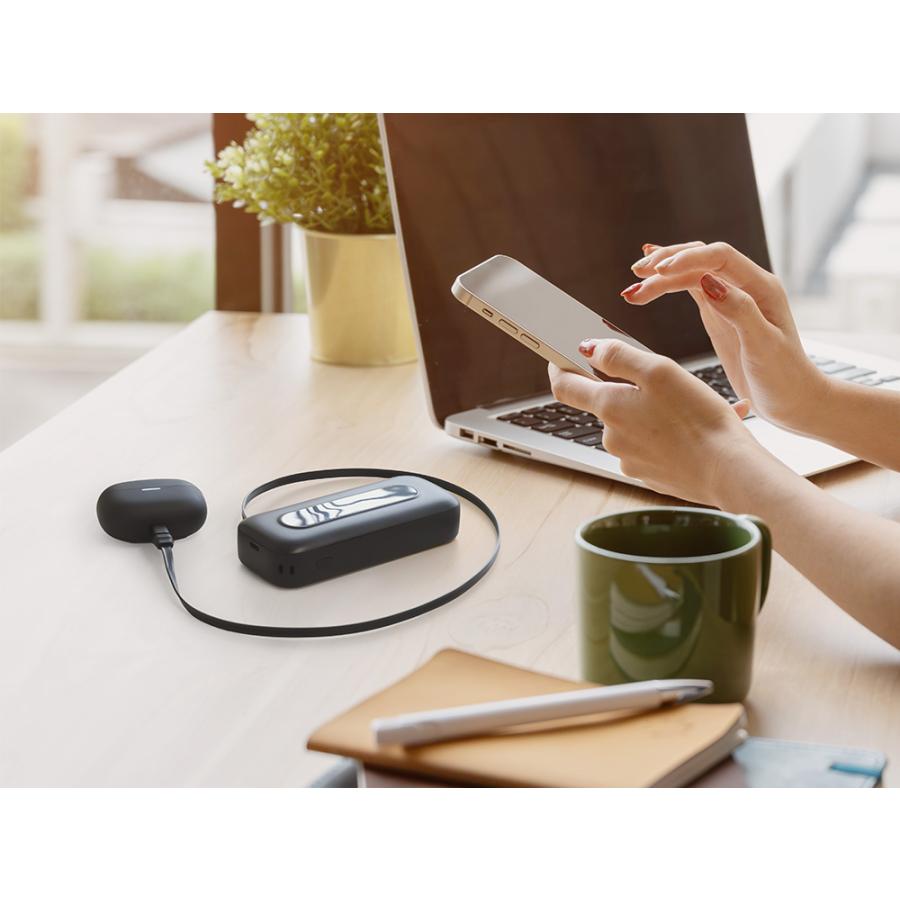 モバイルバッテリー ケーブル内蔵 Type-C 10000ｍAh PD20W対応 巻き取り式 PSE 認証 取得済み | Owltech | 14