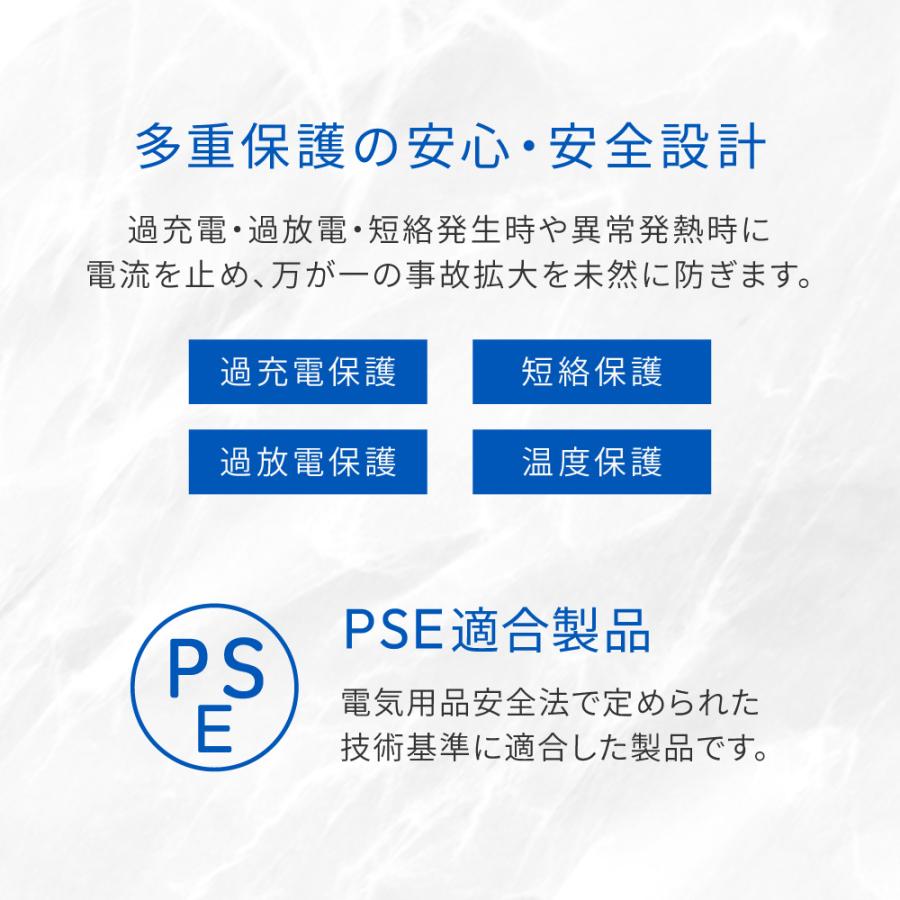モバイルバッテリー ケーブル内蔵 Type-C 10000ｍAh PD20W対応 巻き取り式 PSE 認証 取得済み | Owltech | 11