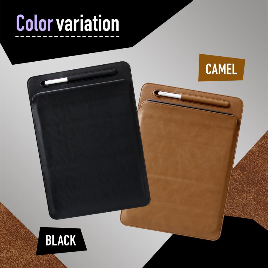 アウトレット商品 iPad Pro 12.9inch対応 2WAYスリーブケース＆タブレットスタンド Apple Pencil収納可能 | Owltech | 04