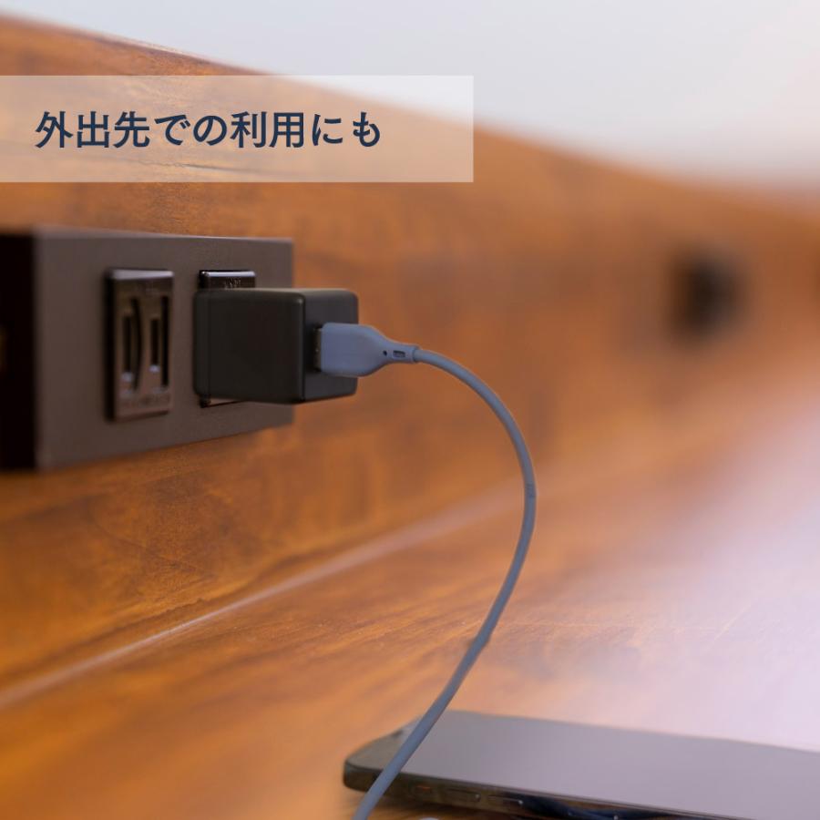 AC充電器 USB充電器 Type-A×2ポート 2台同時充電 最大24W出力｜owltech｜09