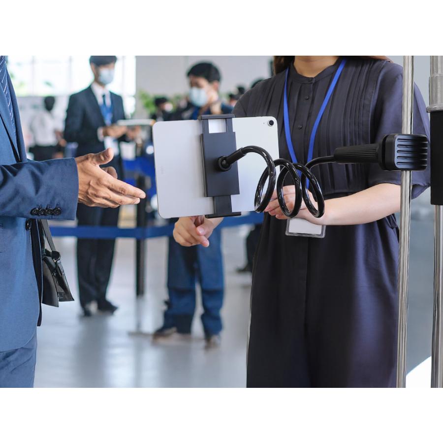 スマホ スタンド アーム フレキシブル タブレット ipad 12.9インチ 110cm ベッドフレーム ポール | Owltech | 07