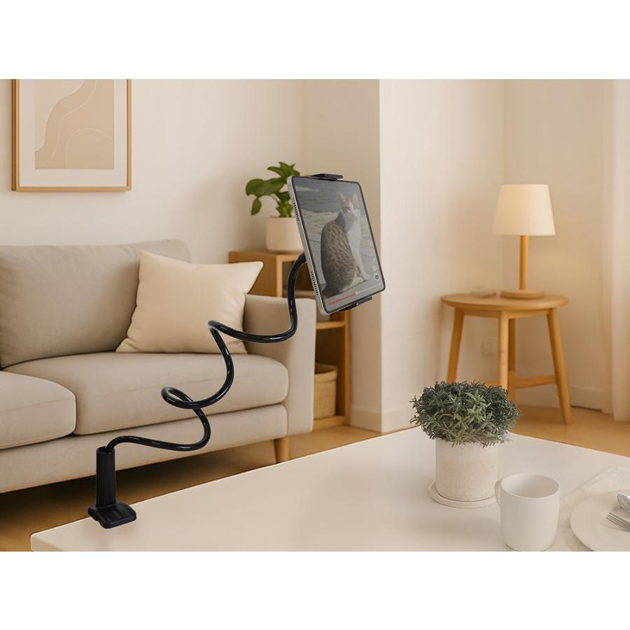 スマホ スタンド アーム フレキシブル タブレット ipad 12.9インチ 110cm ベッドフレーム ポール | Owltech | 08