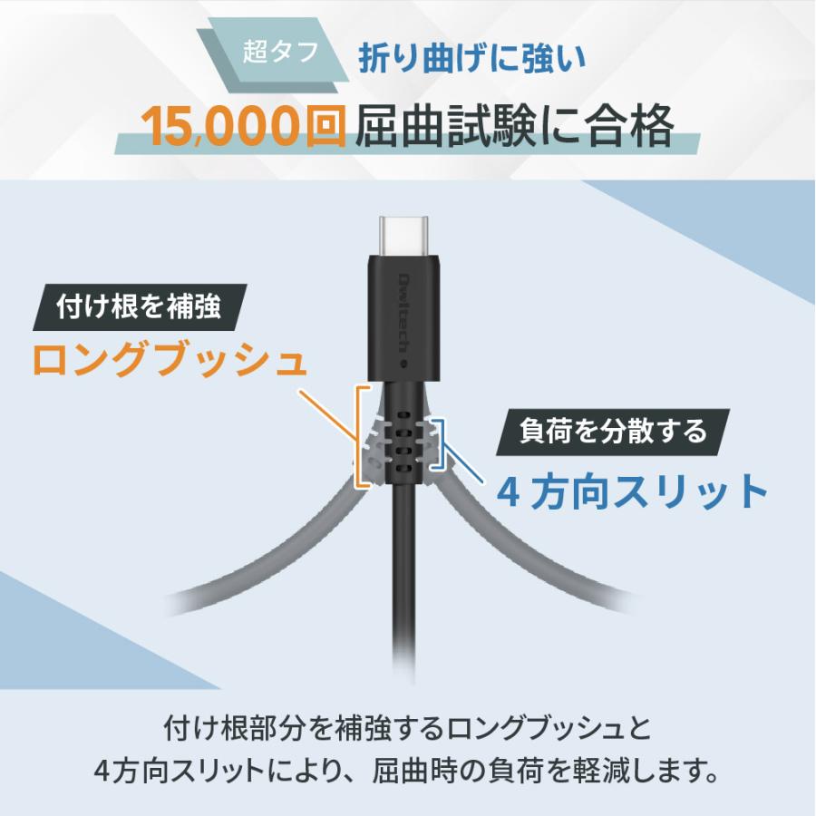 USB Type-C変換アダプタ Type-Aメス Type-Cオス 充電 データ転送 USB変換ケーブル 20cm｜owltech｜08