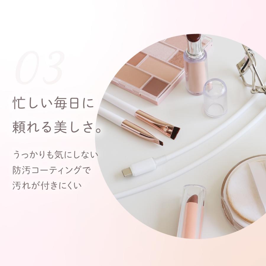 充電ケーブル Type-C to Type-C　PD 60W データ転送 1.2m シリコン シースルー素材 可愛い おしゃれ | Owltech | 07