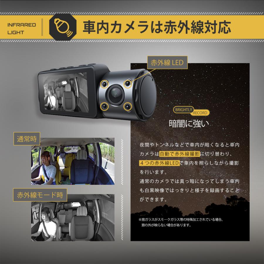 ドライブレコーダー 車の前後 車内の3カメラ同時録画 夜間に強い高画質 Owl Dr803fg 3c オウルテックダイレクト Yahoo 店 通販 Yahoo ショッピング