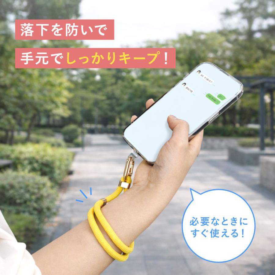 ハンドストラップ スマホ ナイロン 長さ調節 2WAY ハンディファン | Owltech | 06