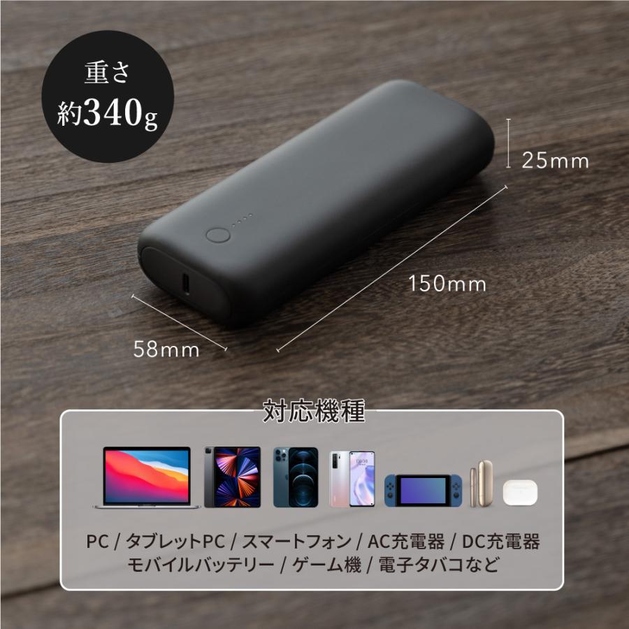 モバイルバッテリー  iphone 20000mAh USB Type-C PD60W 大容量 Type-A PSE 認証 取得済み | Owltech | 07