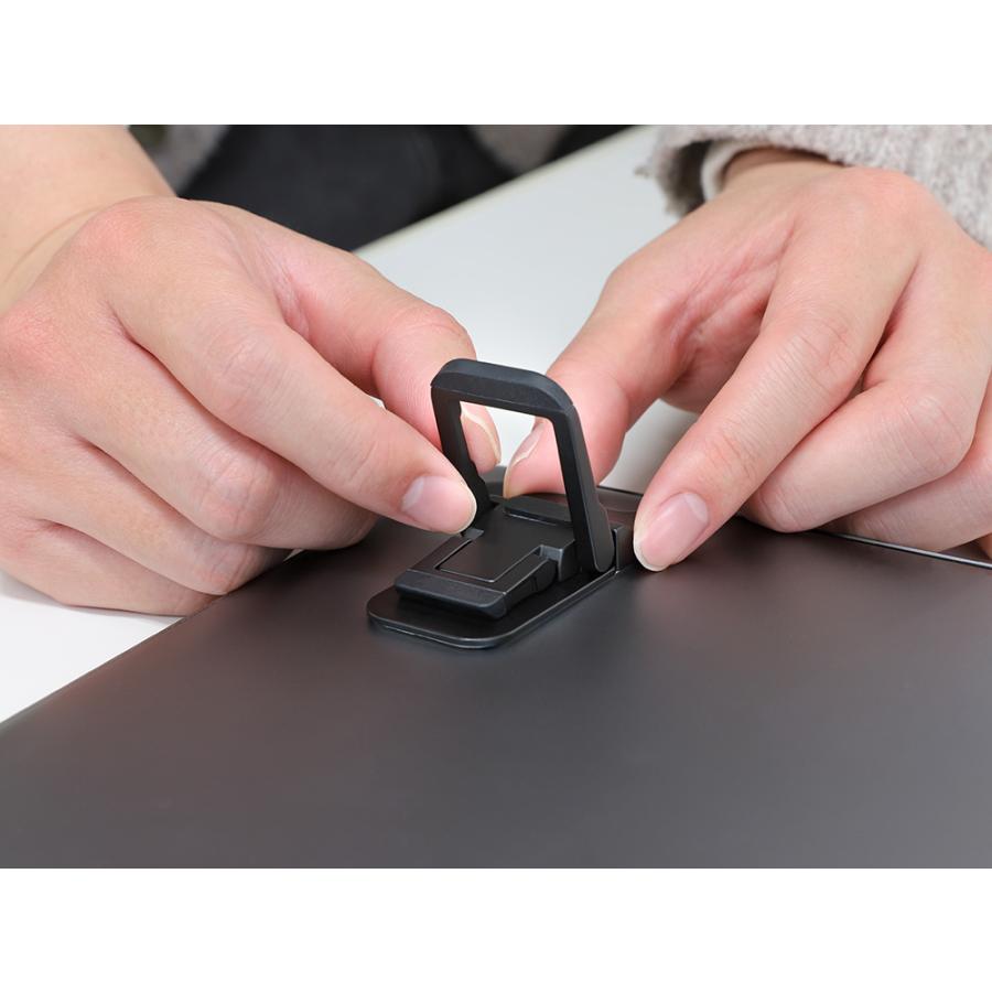 ノートPC スタンド 折りたたみ 調節 高さ 貼り付け 持ち運び | Owltech | 13