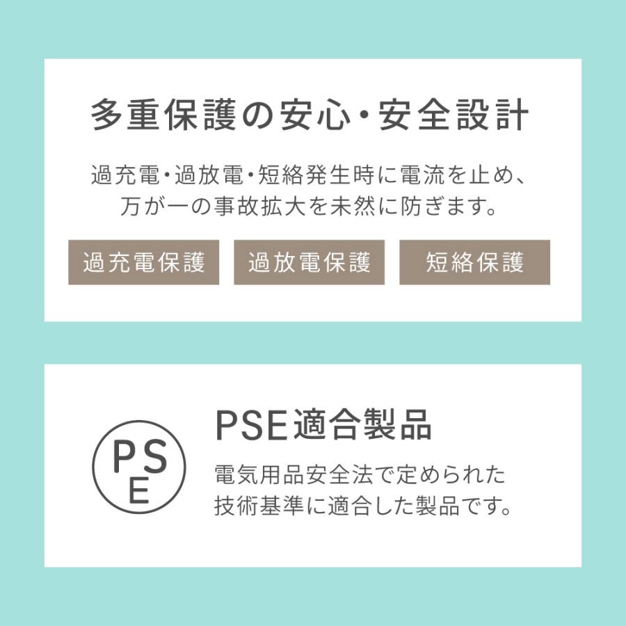 ハンディファン 扇風機 モバイルバッテリー機能搭載 5段階風量調節 約20時間使用可能 大風量 PSE 認証 取得済み【2個セット】 | Owltech | 15