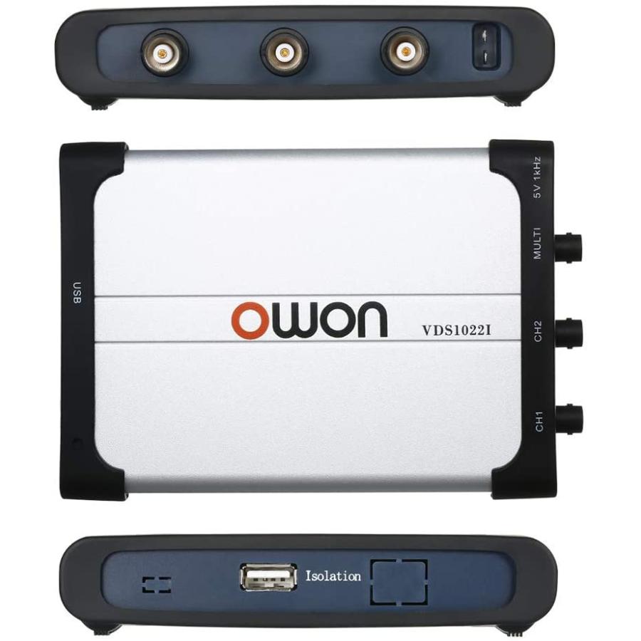 USBオシロスコープ USBオシロスコープ(25MHz2ch100Msps USBポート絶縁型) VDS1022I