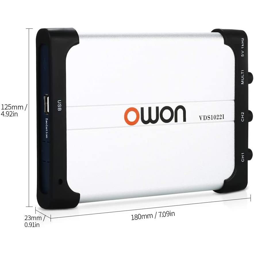 OWON USBオシロスコープ VDS1022i (isolation/絶縁機能付き版 OWON USBオシロスコープ VDS1022i (isolation/絶縁機能付き版
