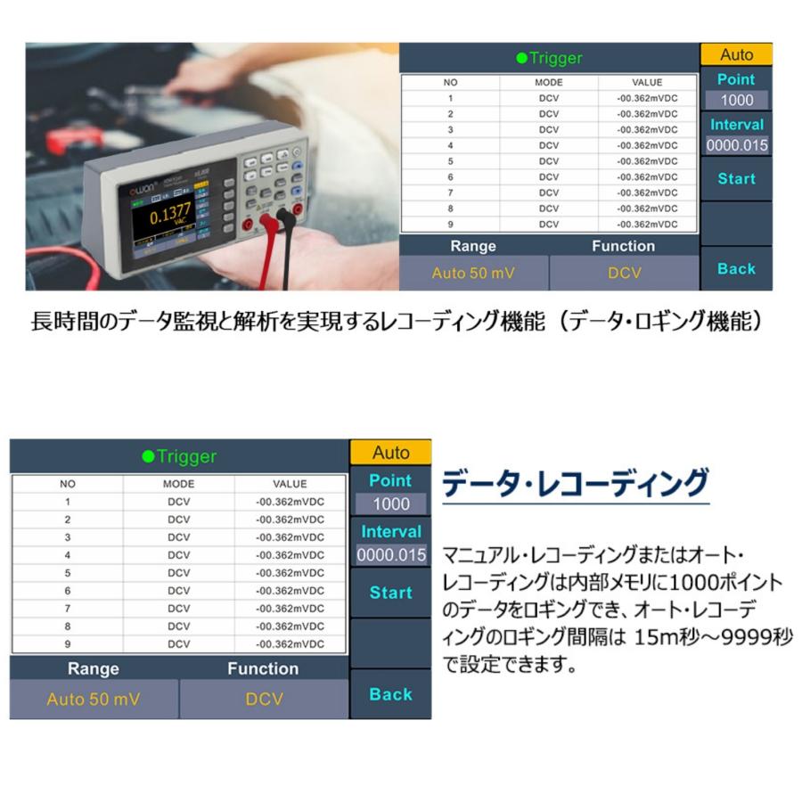 OWON OWON XDM1041 デジタル マルチメーター AC電源 4.5桁 55000