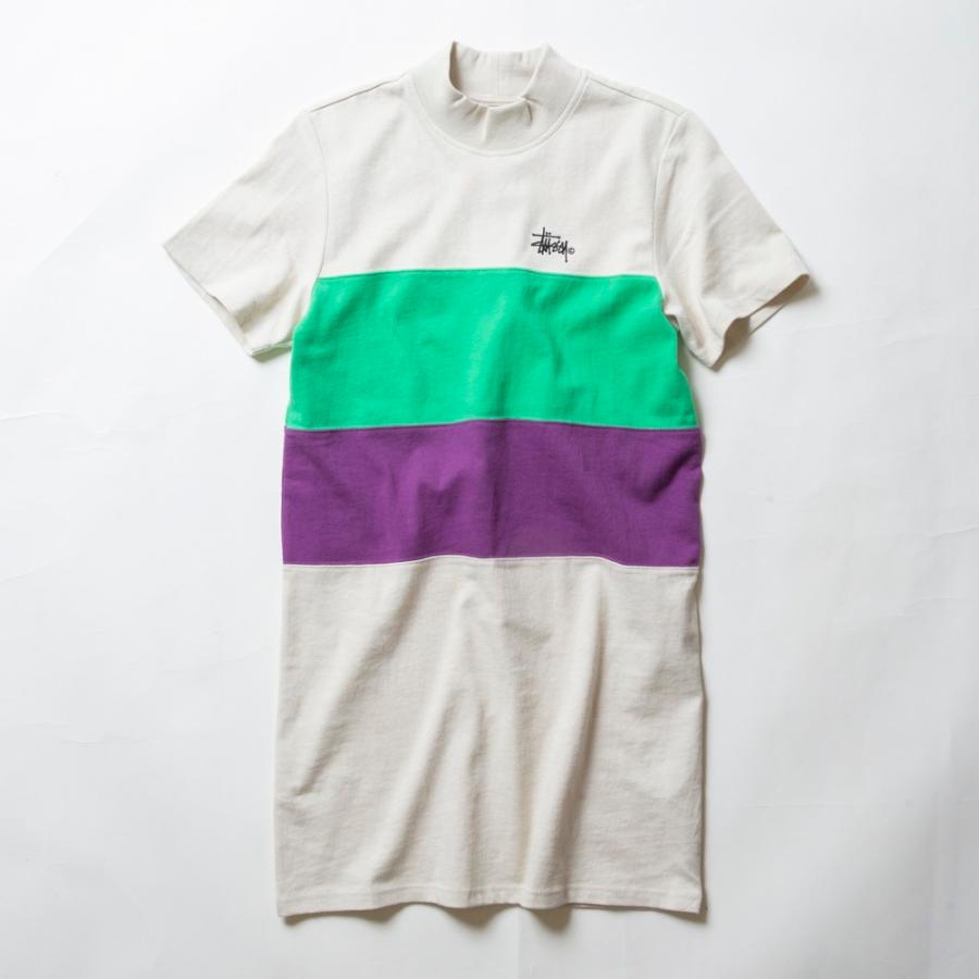 ステューシー ワンピース Ss Panel Dress ショートスリーブパネルドレス Ston Stone レディース Stussy Stonbe Oxe 通販 Yahoo ショッピング