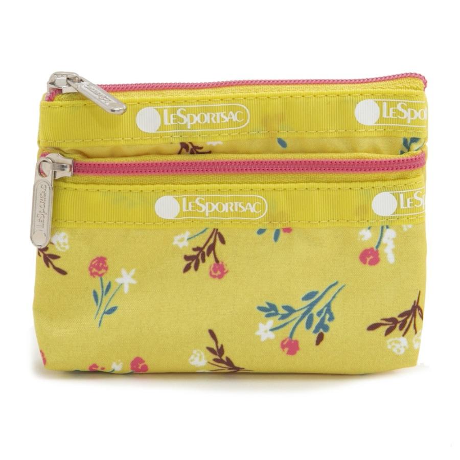 年1月柄 レスポートサック ポーチ Micro Cosmetic Clutch マイクロ コスメティック クラッチ レディース 3394 Yucca Yellow Bouquet F561 Lesportsac 3394 F561f561os Oxe 通販 Yahoo ショッピング