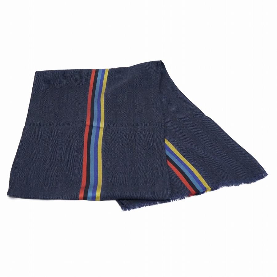 ポールスミス マフラー メンズ Scarf Central Stripe スカーフ セントラル ストライプ M1a 454d As22 Navy Paul Smith M1a454das22 47nvos Oxe 通販 Yahoo ショッピング