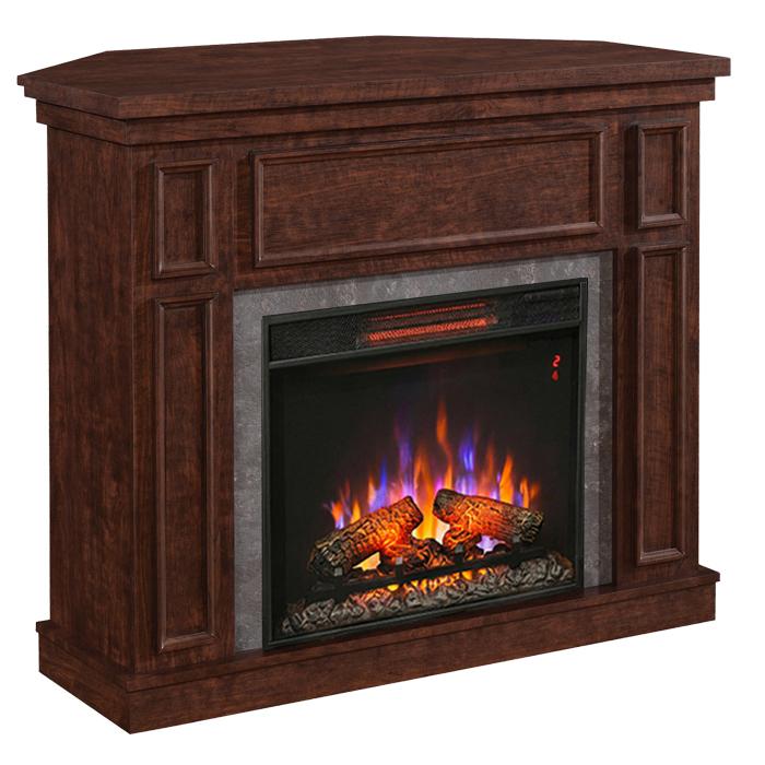 23インチ電気暖炉 ニューキャッスル ブラウンチェリー/送料無料/LLOYD