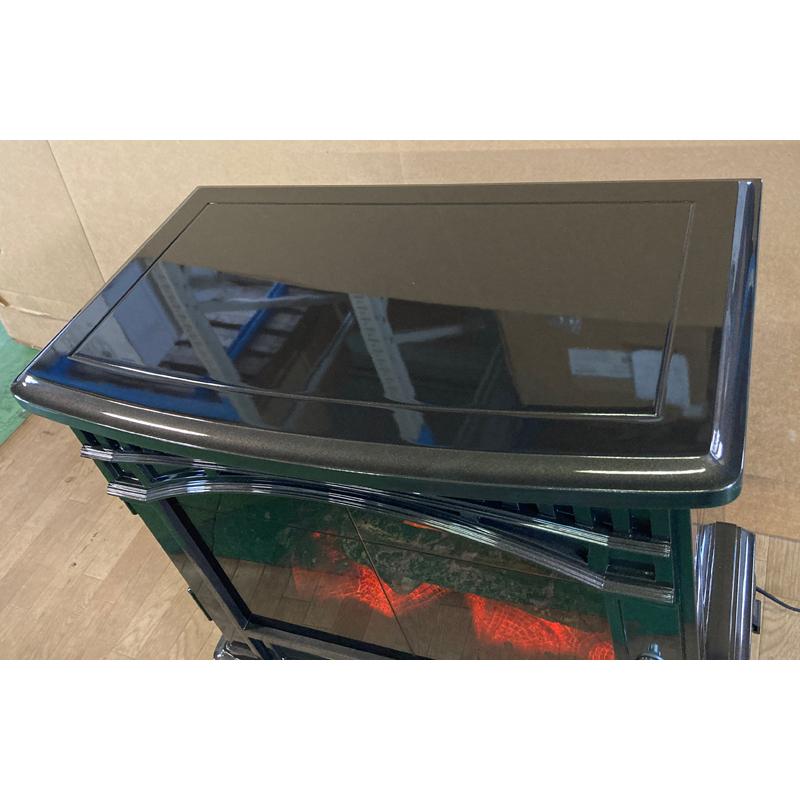 アウトレット077 電気薪ストーブ DS5629 グロスブロンズ /扉の一部分に