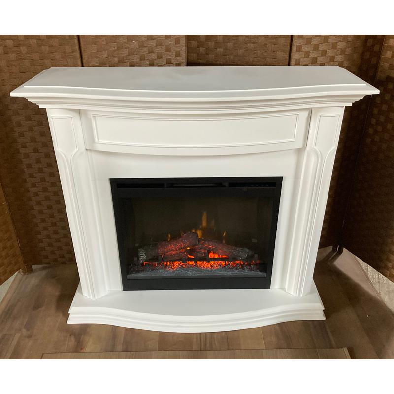 アウトレット110/電気式暖炉 グウェンドリン ホワイト/SR展示品 / 送料