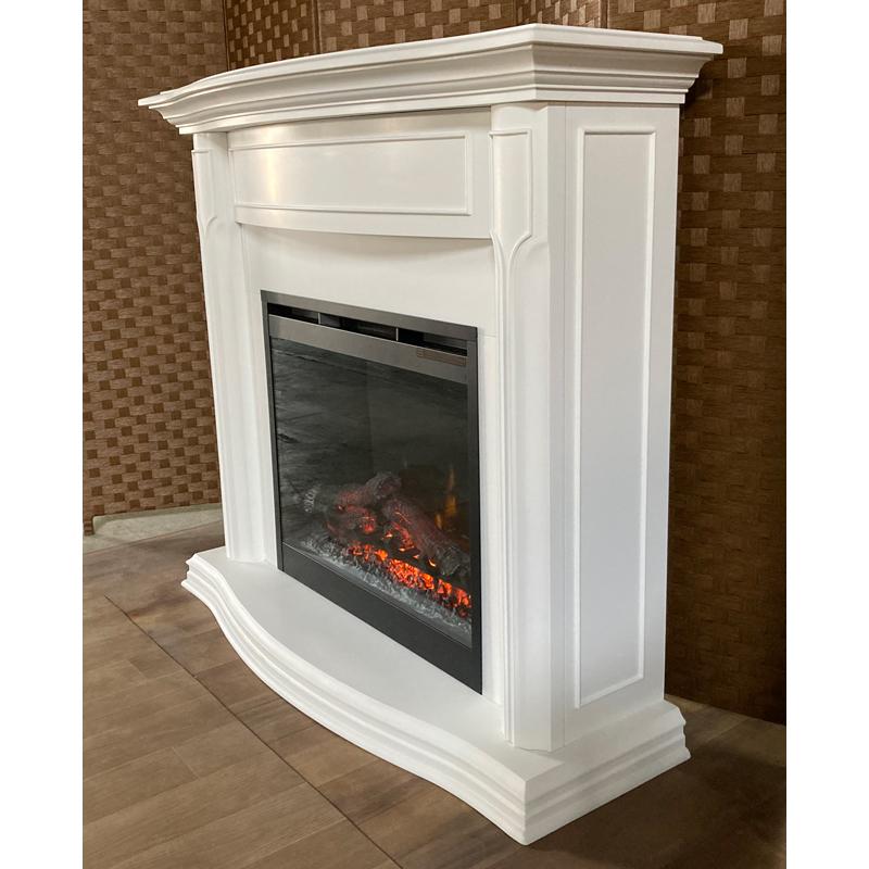 アウトレット110/電気式暖炉 グウェンドリン ホワイト/SR展示品 / 送料