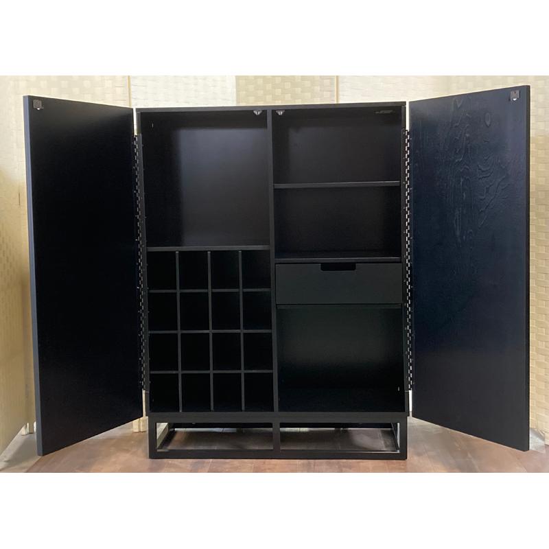 バーキャビネット アウトレット044/ハーヴェイ バーキャビネット/SR展示品・扉ズレあり