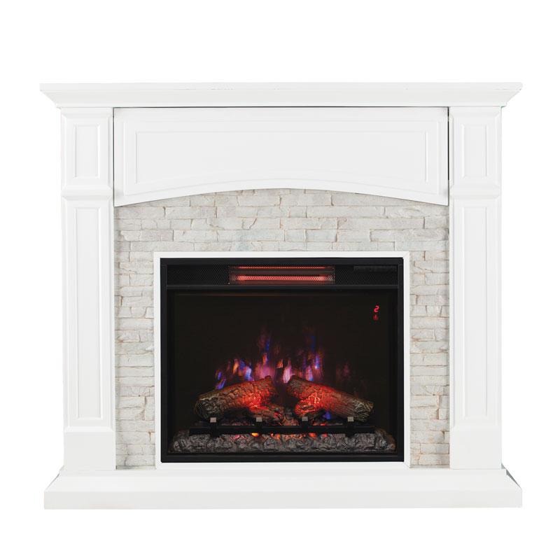 NITORI 暖炉風 おしゃれ クラシックスタイル 電気ヒーター ホワイト