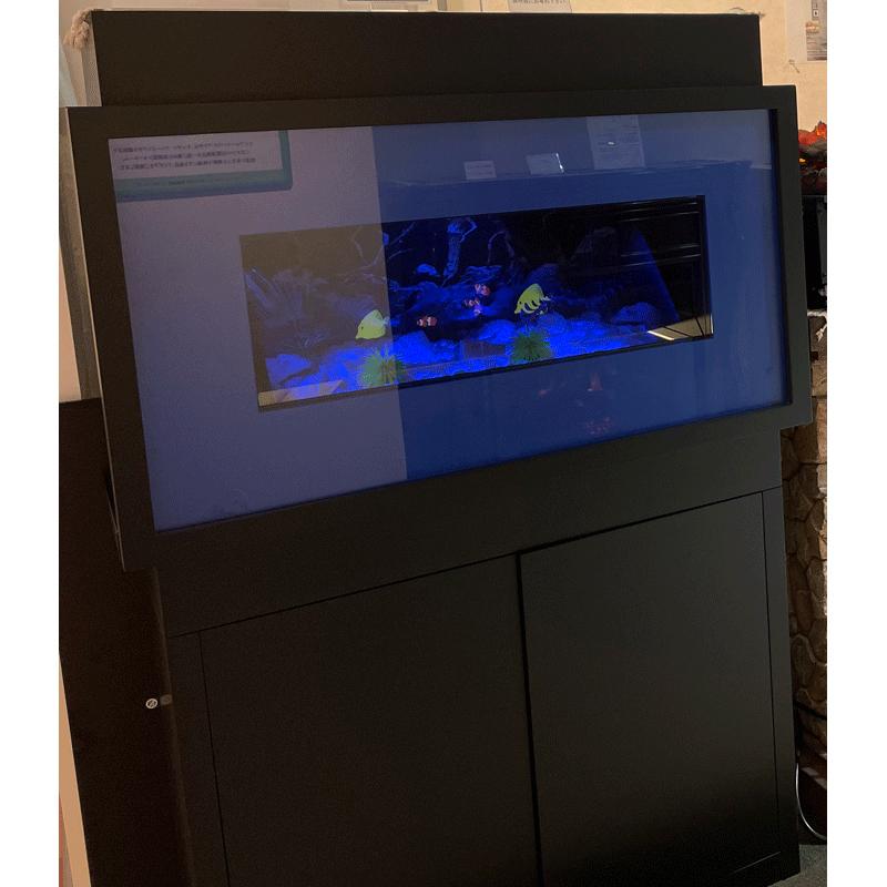 ビルトイン電気水槽 オプティVアクアリウム セット送料無料/ディン 