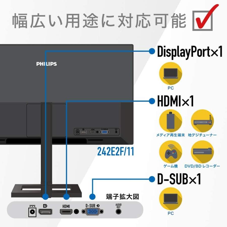 即納】PHILIPS 液晶ディスプレイ・PCモニター 242E2F/11 (23.8インチ