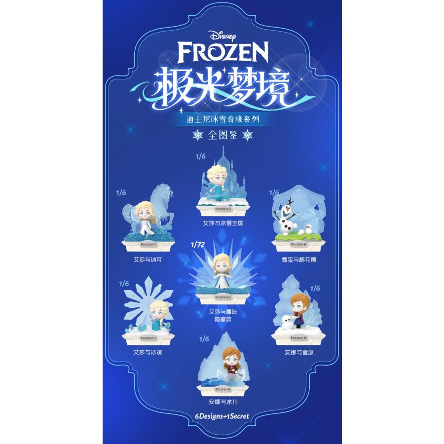 52TOYS BLINDBOX アナと雪の女王 オーロラドリームランド 1BOX6個