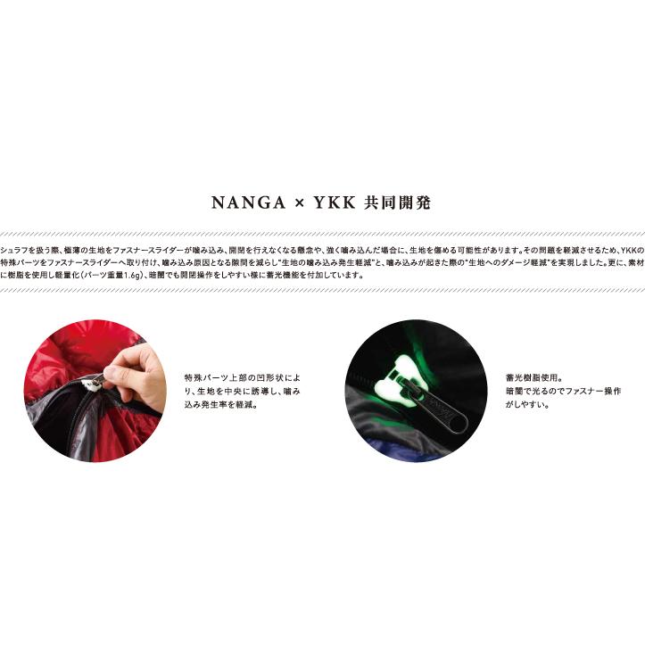 NANGA（ナンガ） 【ロング】NANGA×oxtos スウェル450【シュラフ/寝袋