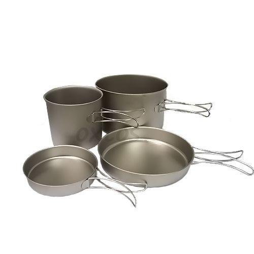 ベルモント belmont アウトドア チタンクッカー深型4点セット ケース付  クッカー フライパン 鍋 キャンプ 調理 器具   BM094 belmont（ベルモント） チタンクッカー深型4点セット(ケース付) BM-094