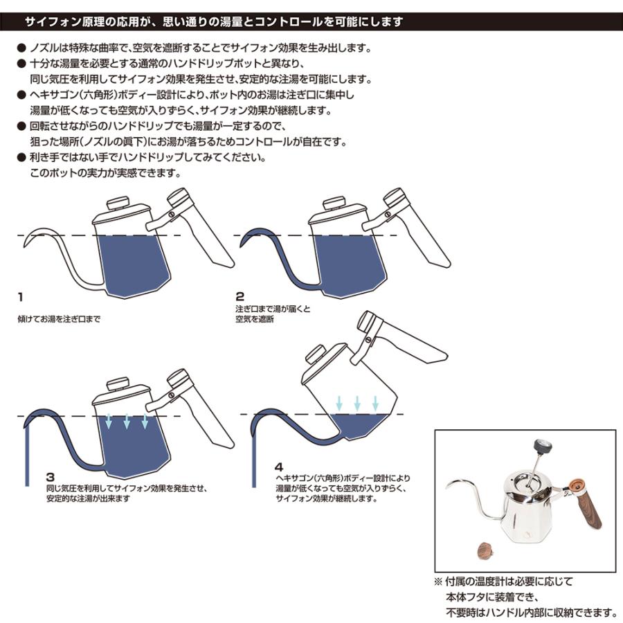 OREGONIAN DELI(オレゴニアンデリ) ヘキサポット 600ml(シルバー) 928343｜oxtos-japan｜14