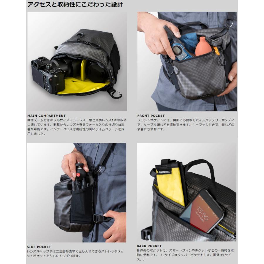 PAAGO WORKS WORKS(パーゴワークス) FOCUS L HB104BLK : 帆布