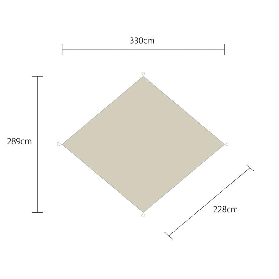 oxtos（オクトス） CORDURA ウィングタープ : 帆布バッグ・登山用品の